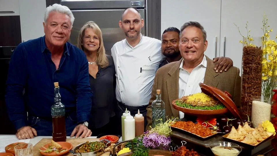 Jimmy Cefalo, Brenda Bassett, Chef Michael Finizia, Chef Anthoni Doss Ramesh, David Johnson