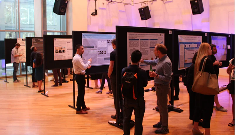 The SunTrust Pavilion houses the Research poster presentations