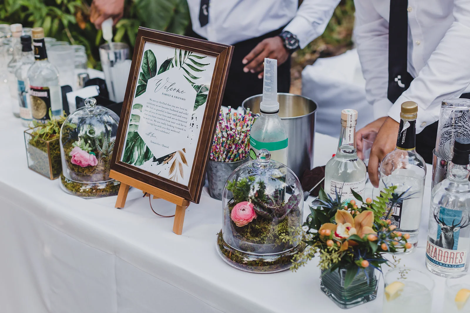 Signature Cocktails Welcome Guests