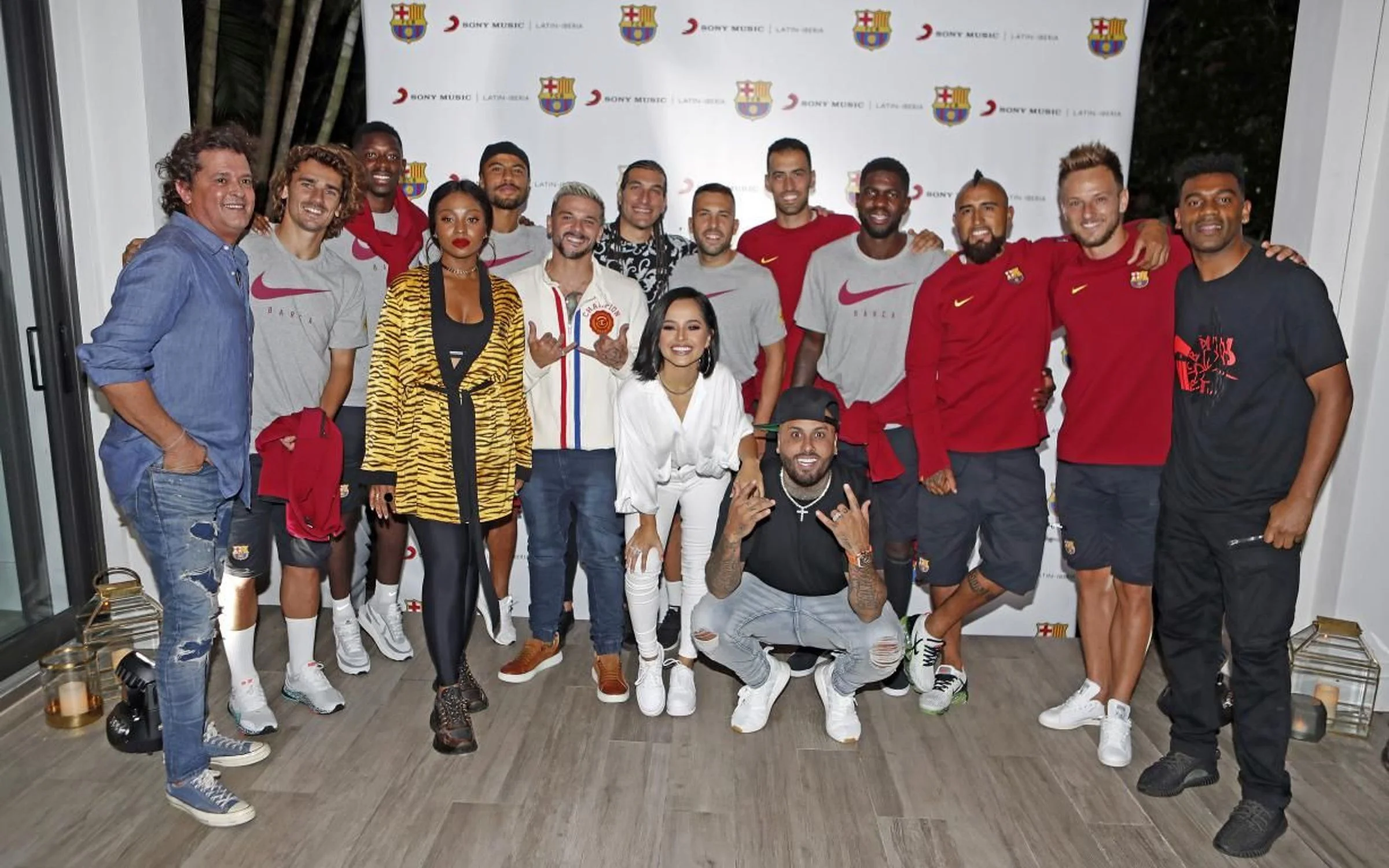SONY MUSIC & FC BARCELONA CELEBRATE NEW COLLABORATION