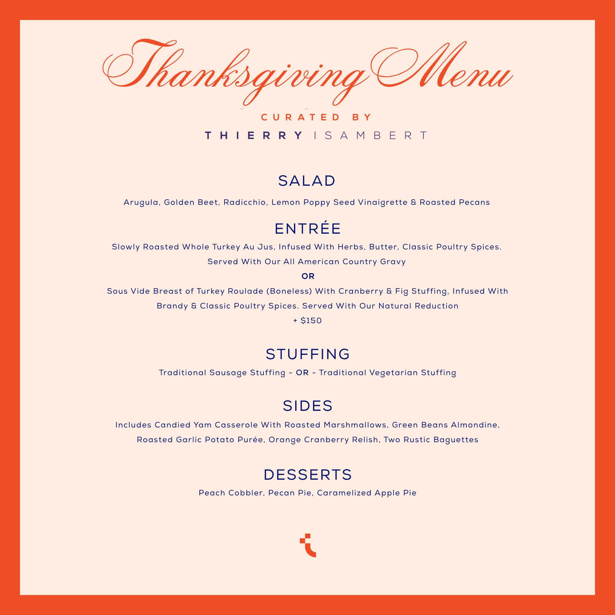 THANKSGIVING FEAST 2026