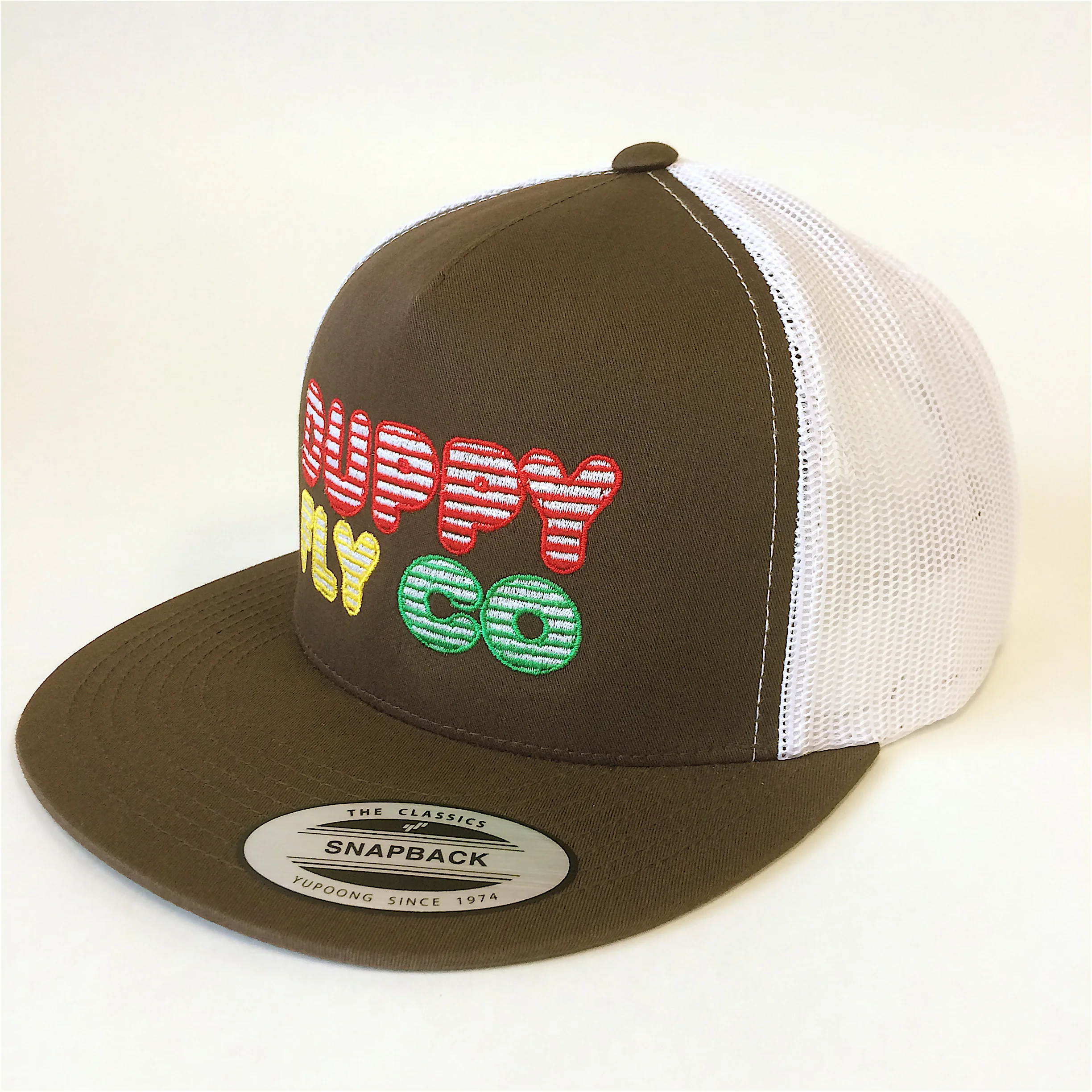 Classic Flat - Brown & White