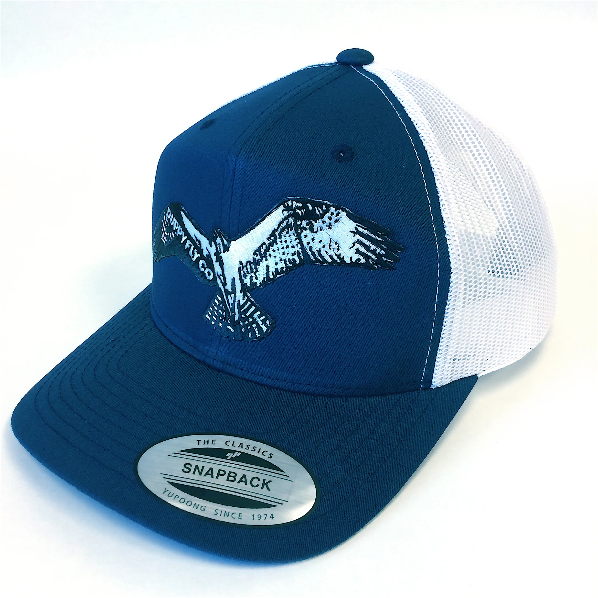 Fish Hawk - Navy & White