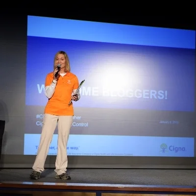 One of our hosts kicking things off!