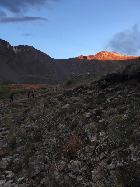 Mt Grays catching first light