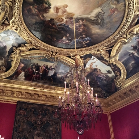One of the many rooms in Versailles