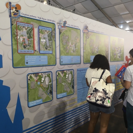 Maps were on the back of the Ofiicial MErchandise area