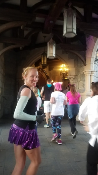 Running through the castle!