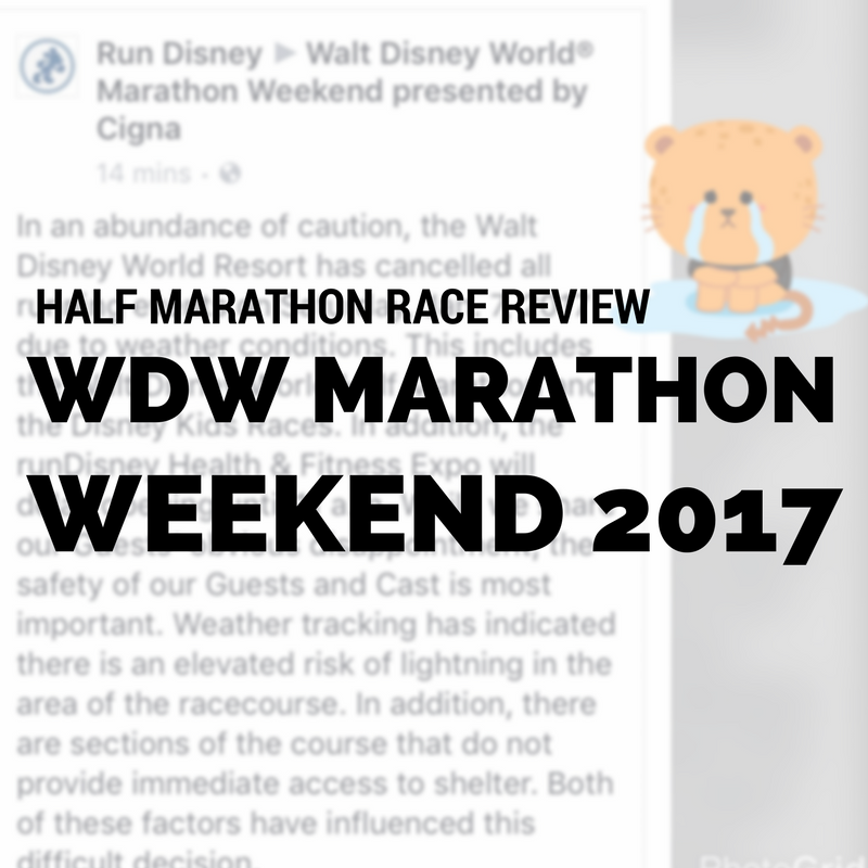 WDW Half Marathon - WDW Marathon Weekend 2017