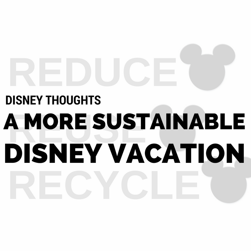 A More Sustainable Disney Trip