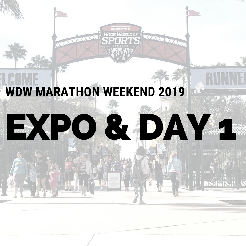 WDW Marathon Weekend 2019: Arrival &amp; Expo Day!