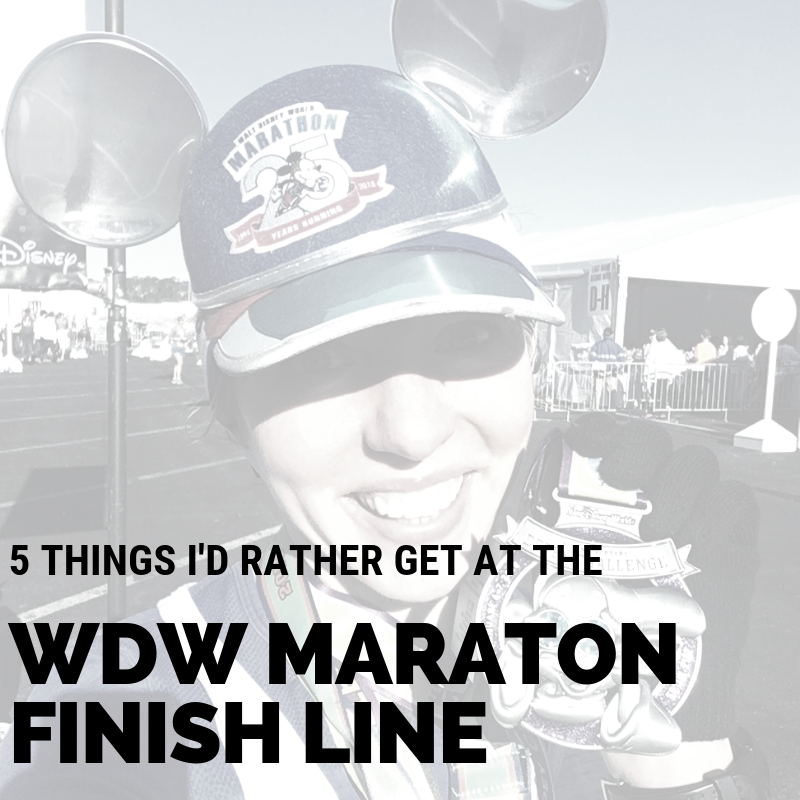 Top 5 Things I'd Rather Get At The WDW Marathon Finish Line