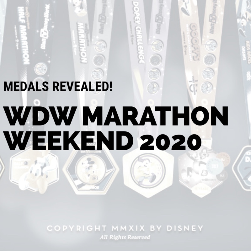 WDW Marathon Weekend 2020 Medals Revealed!