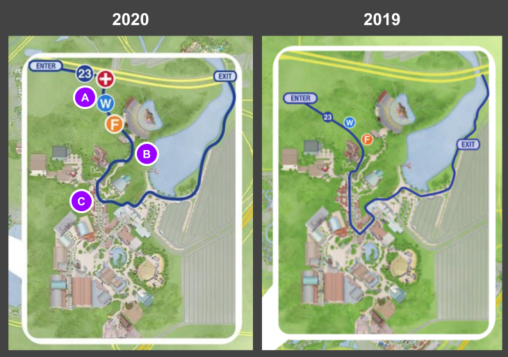 Hollywood Studios Map Details