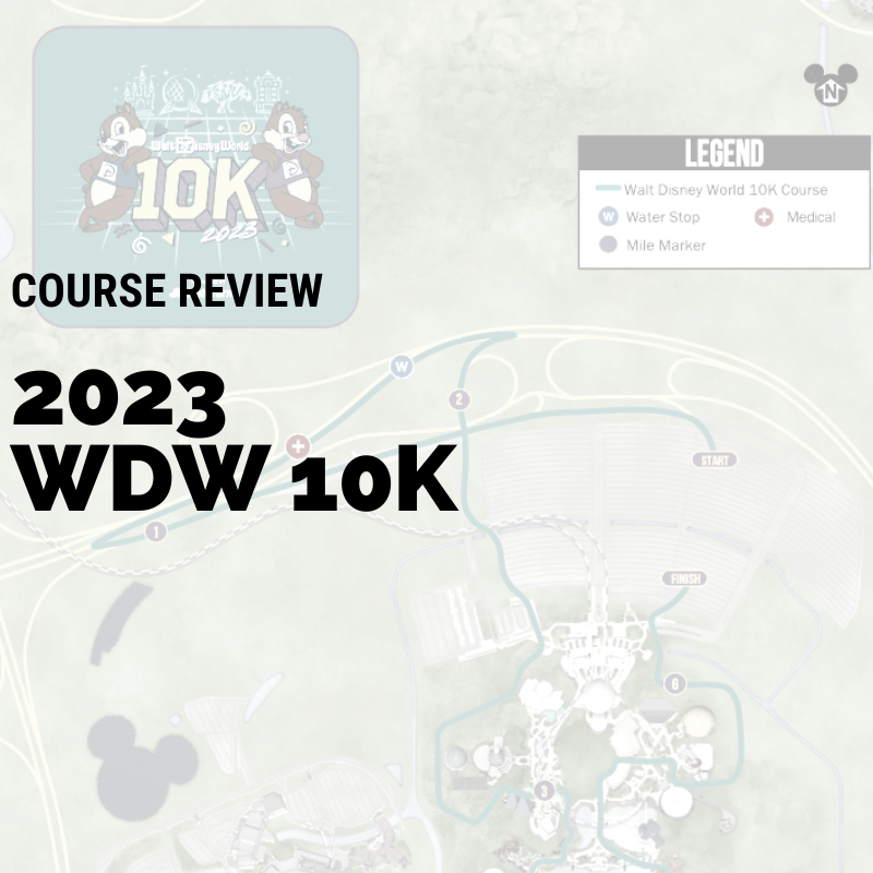 2023 WDW Marathon Weekend 10k Map Review