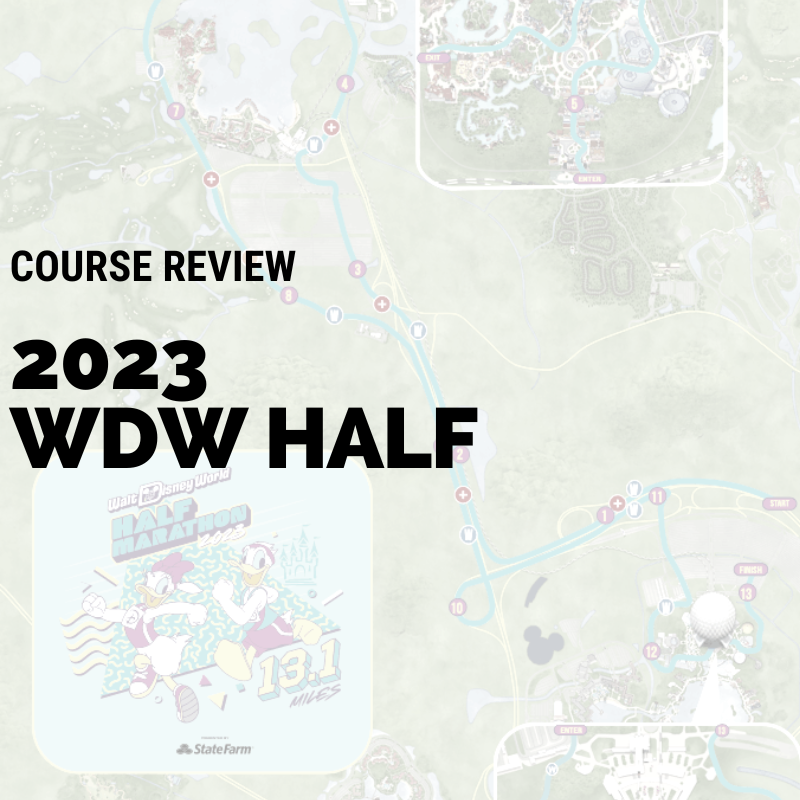 2023 WDW Marathon Weekend Half Marathon Map Review