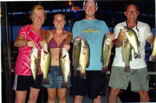 McCarthy family with lots of Bass
