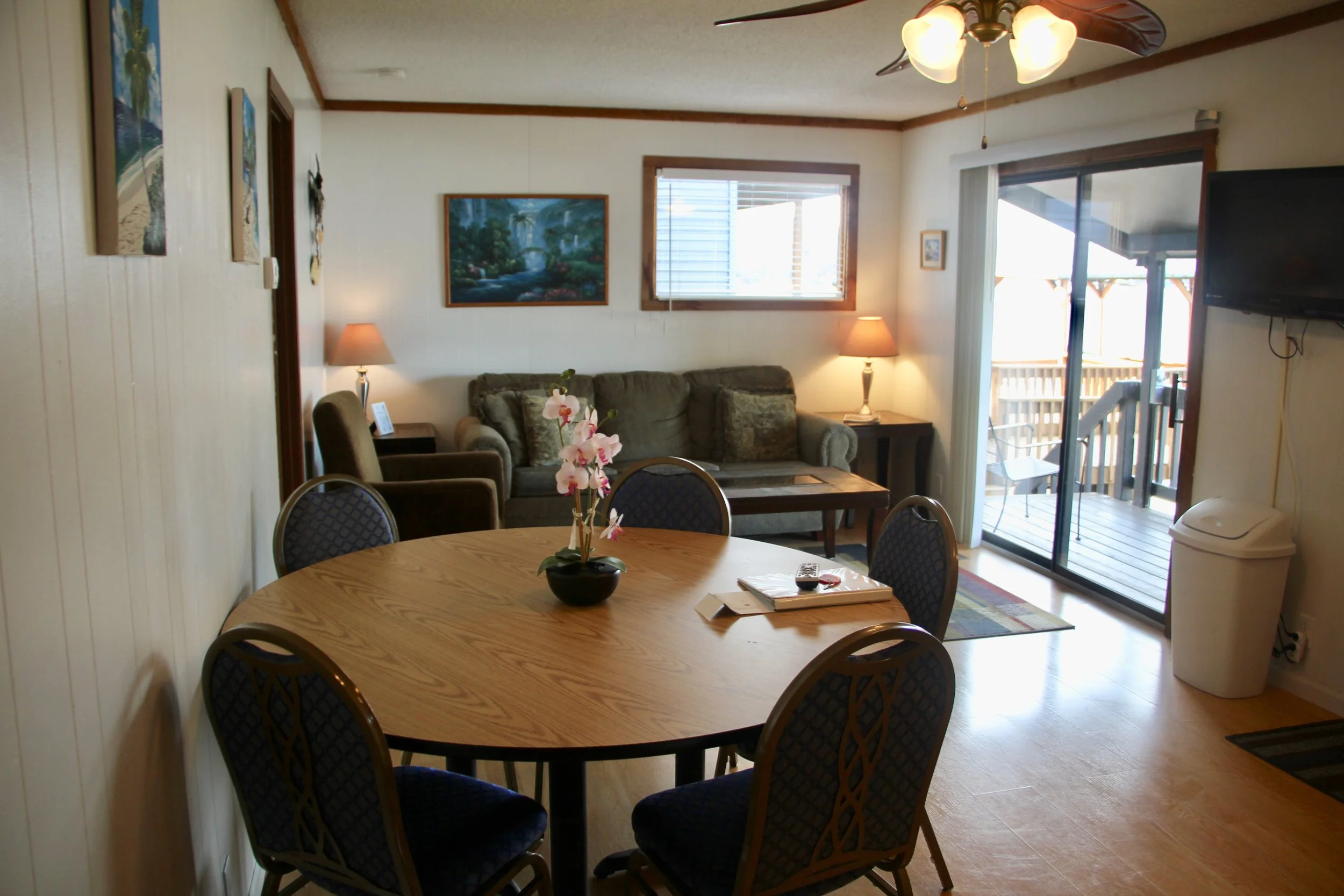 Living and dining area