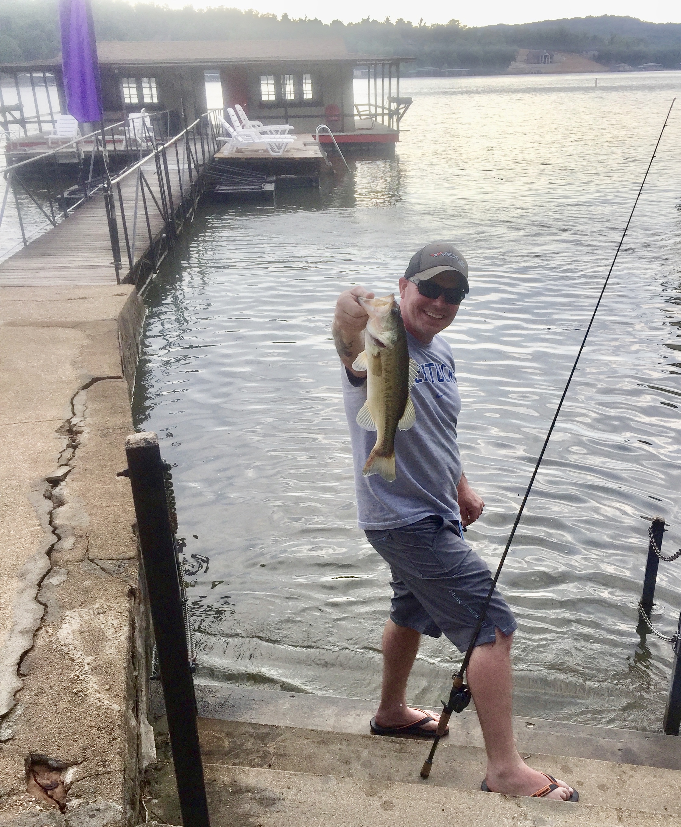 White Bass caiught off the steps