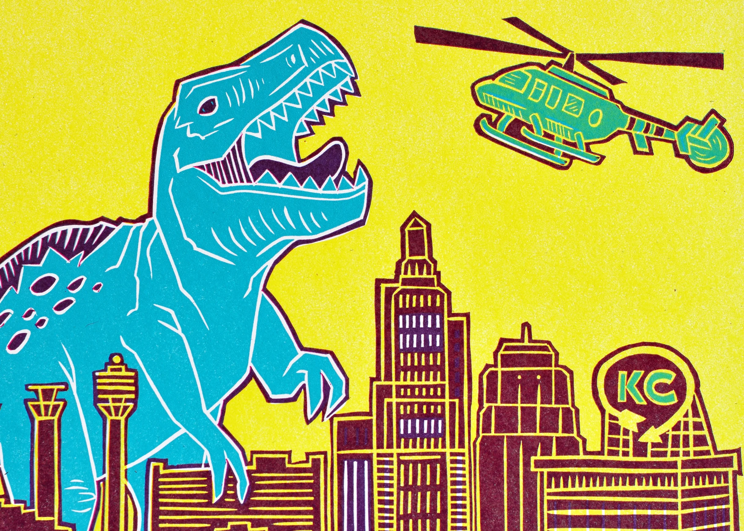 TWO TONE PRESS PRINTS