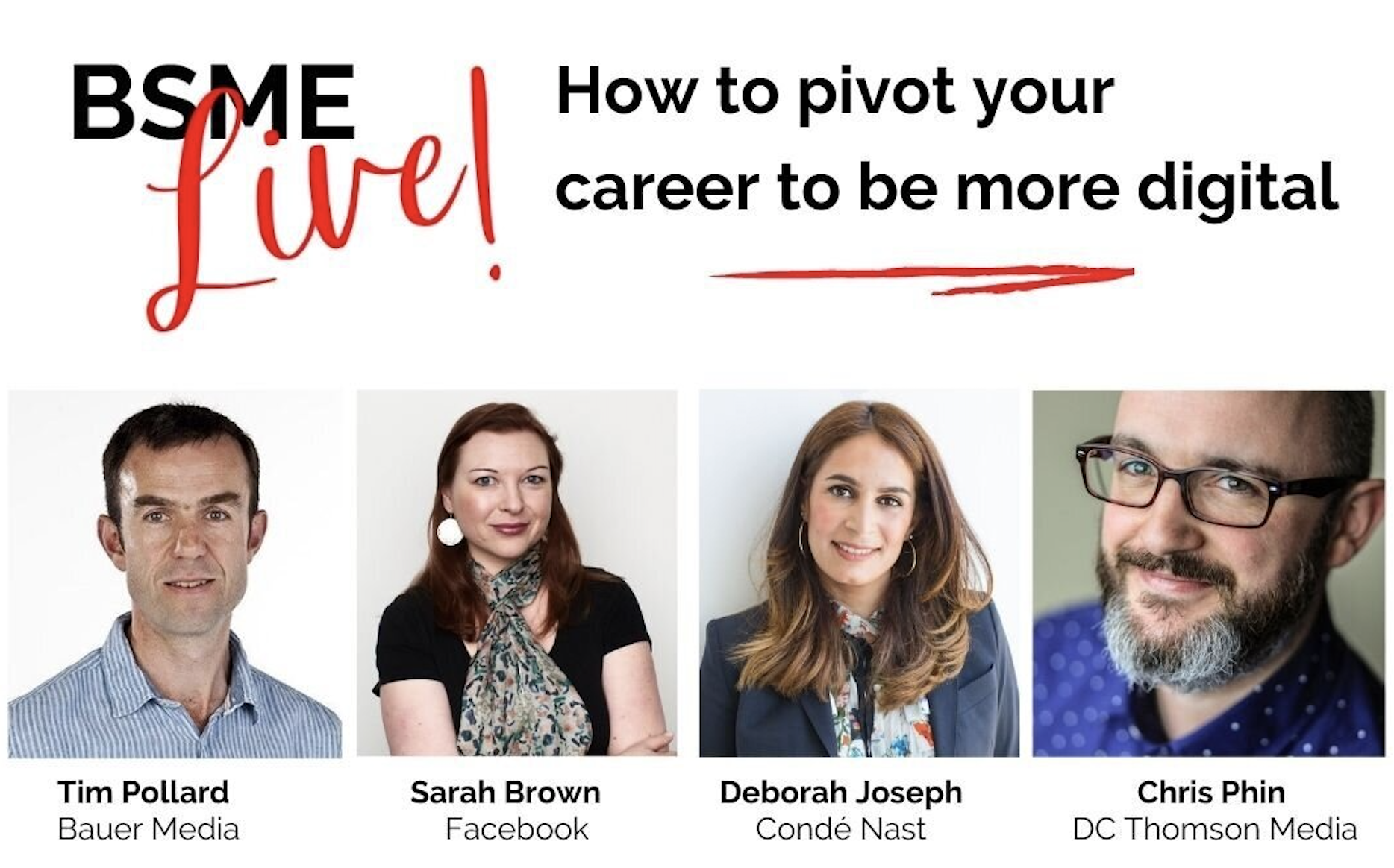 BSME Live: How to pivot your career to be more digital
