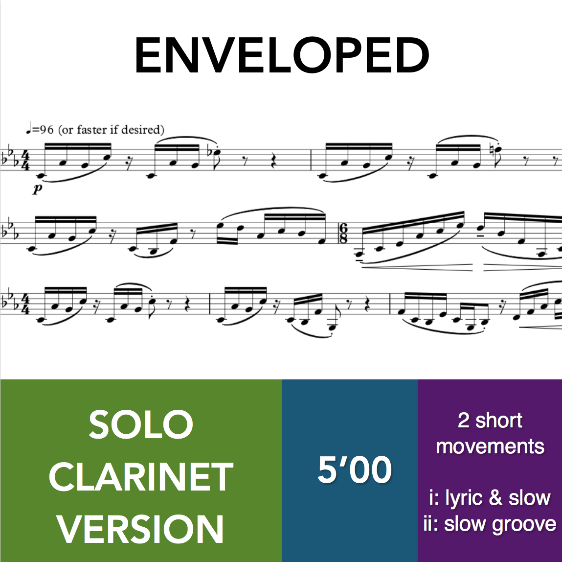 ENVELOPED (Solo Clarinet)