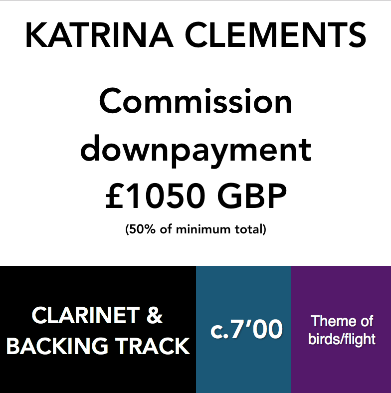 Katrina Clements - Commission Downpayment