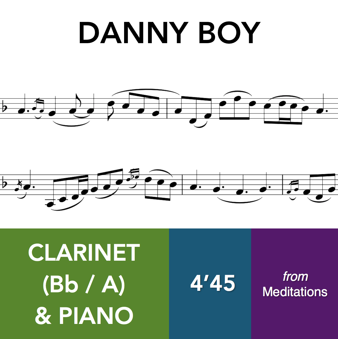 Danny Boy - Clarinet (Bb or A)