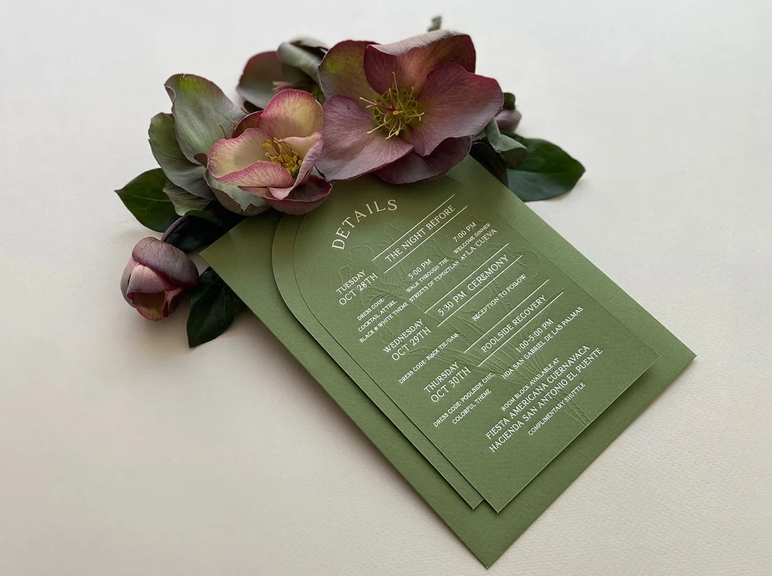 Botanical dream: la invitación de D&amp;R fue un impreso extraordinario