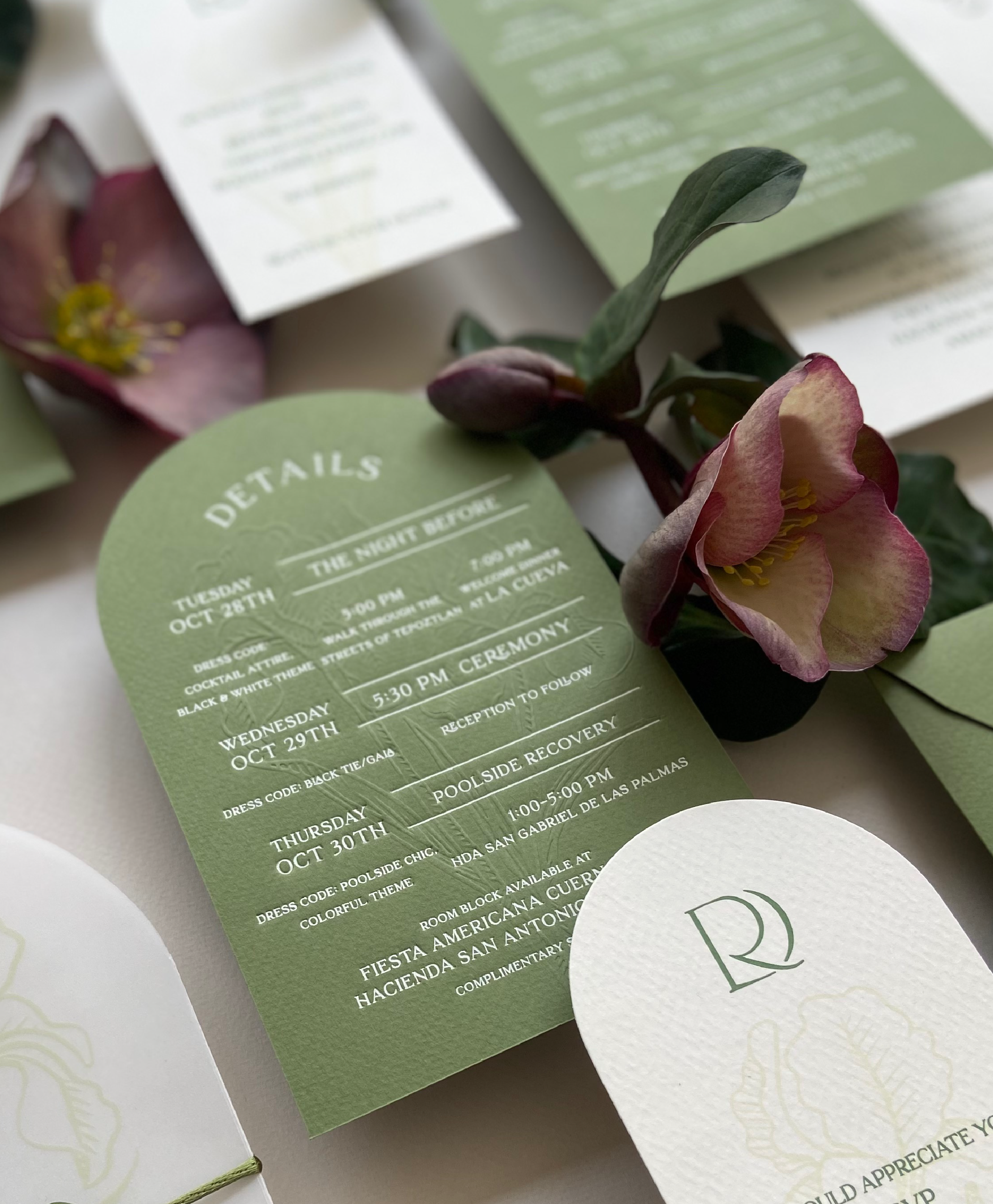 Botanical Garden Wedding Invitation