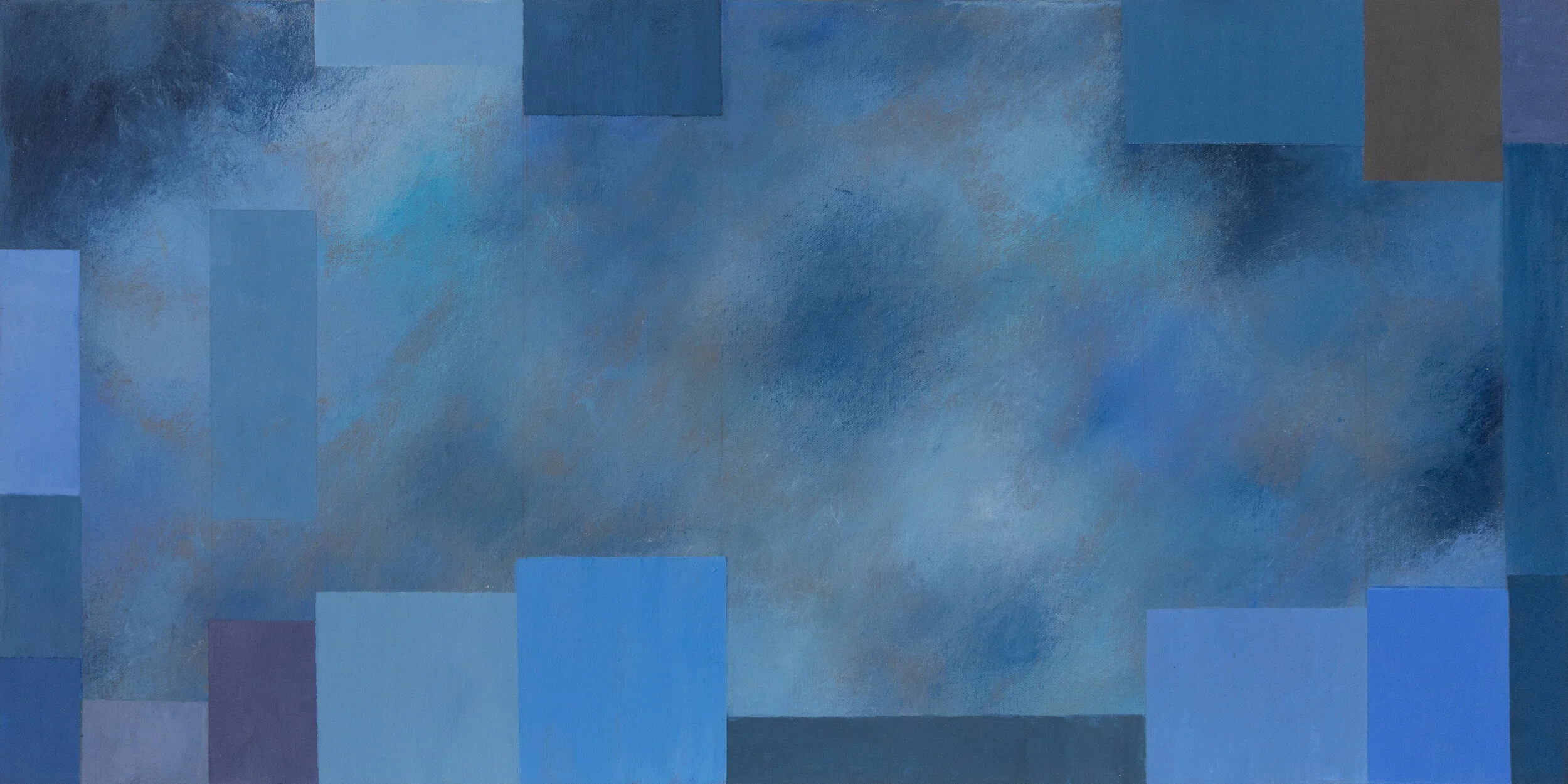 Untitled 15" x 30" Acrylic on canvas