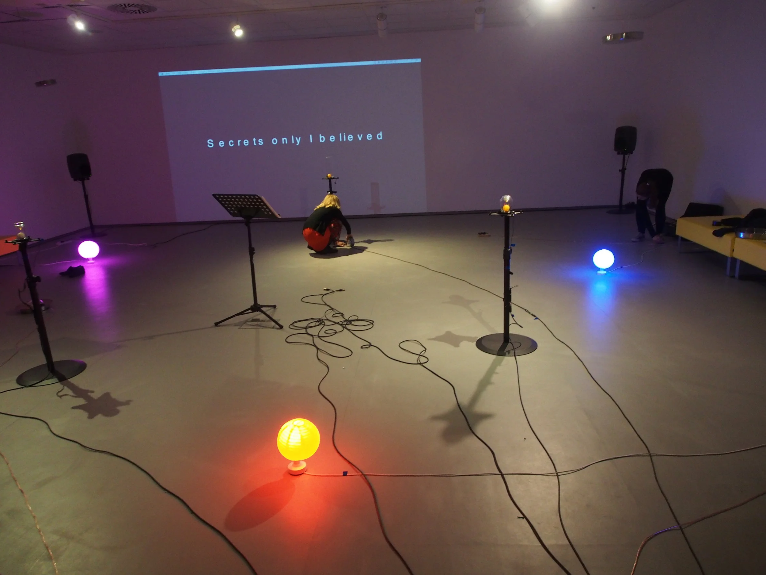 Thanks to Fiona Robertson and Kadri Soerunurk (Sound Festival), Pete Stollery and Adam Cresser (University of Aberdeen), Jim Ewen (Anatomy Rooms), Tasmin Greenlaw and Fraser MacDonald (Suttie Arts Space), all at TechFest, and to the poet Michael Rattee.