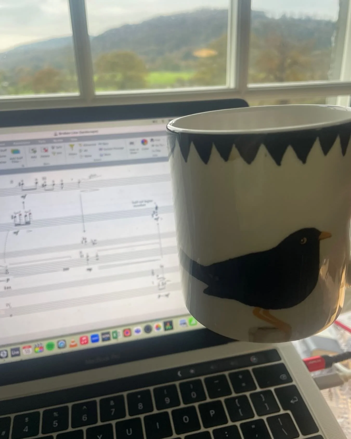A new piece for string quartet and blackbird finally nearing completion after 3 years.  #detirmination #birdsong #newstringquartet  #AI
