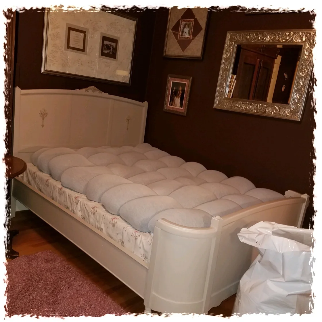 i made my own bed, now i'll happily sleep in it!