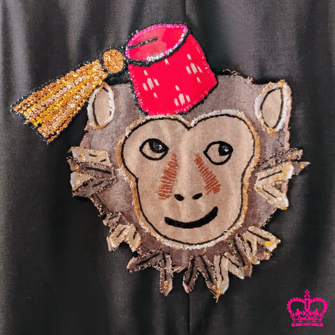Idioms jacket - "monkey on my back"
