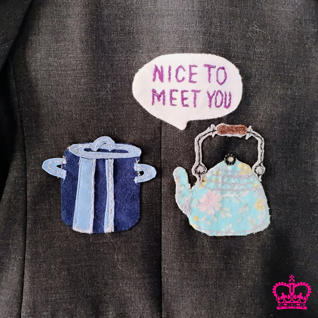 Idioms jacket - "pot, meet kettle"