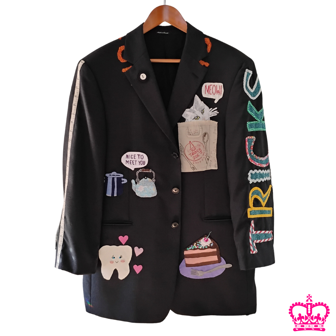 darling dearie Idioms jacket - full front