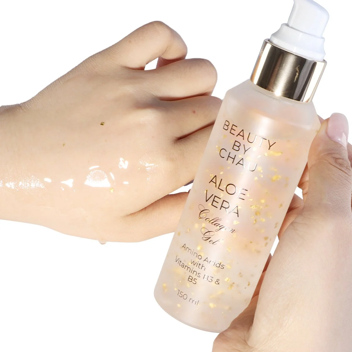 Aloe Vera Collagen Gel with 24K Gold  BEAUTY BY CHAU
