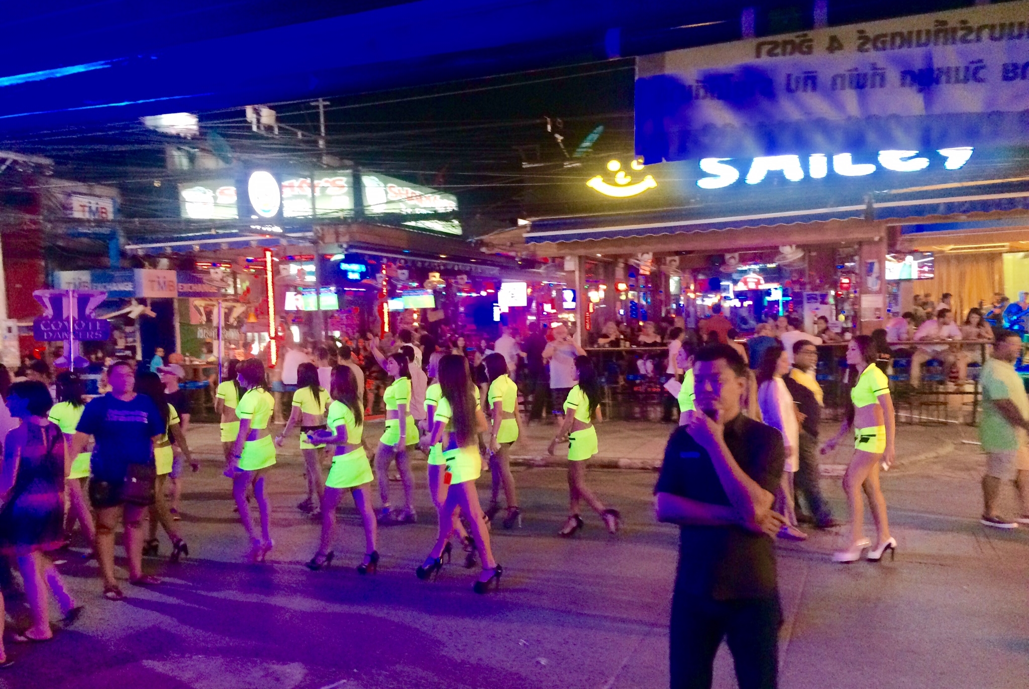 The scene on Bangla Road 