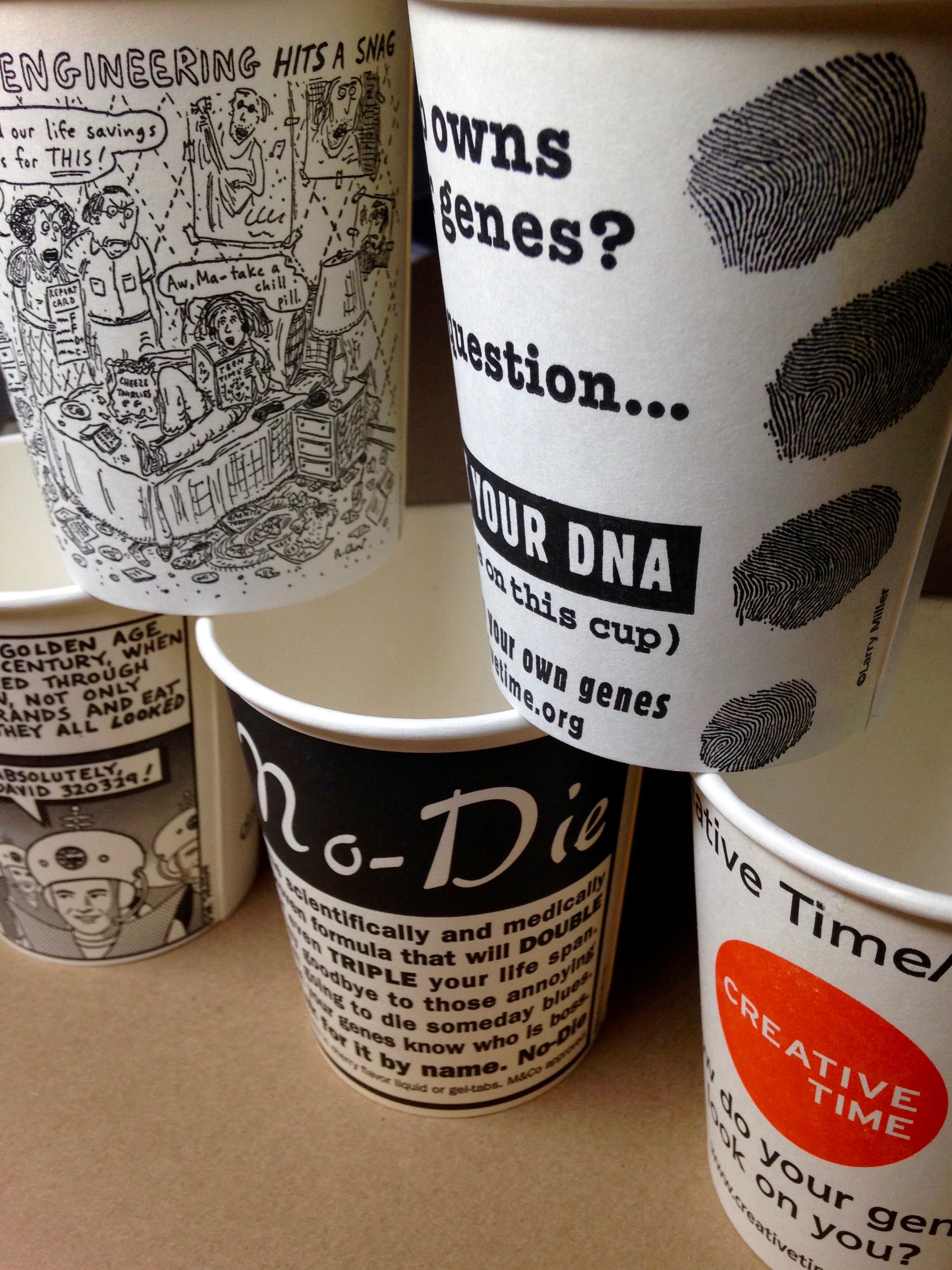 DNAids cups by Creative Time