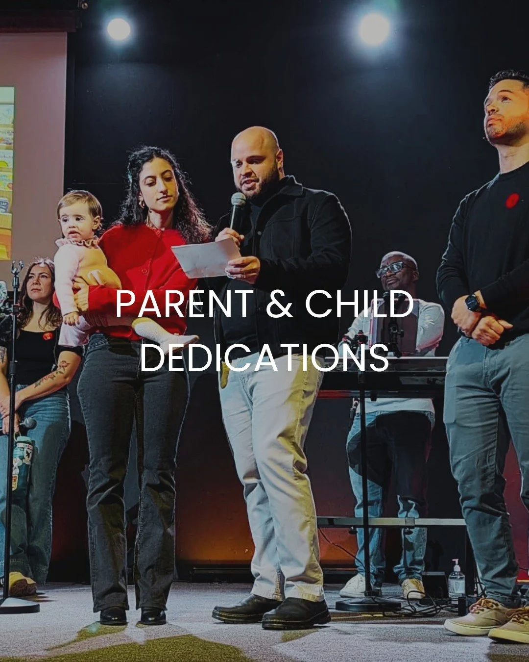 This past Sunday, we came together to stand with some of our families as they dedicated their children to God. As a church we made promises to commit to modelling the way of Jesus for this next generation.

Please continue to pray for these families 
