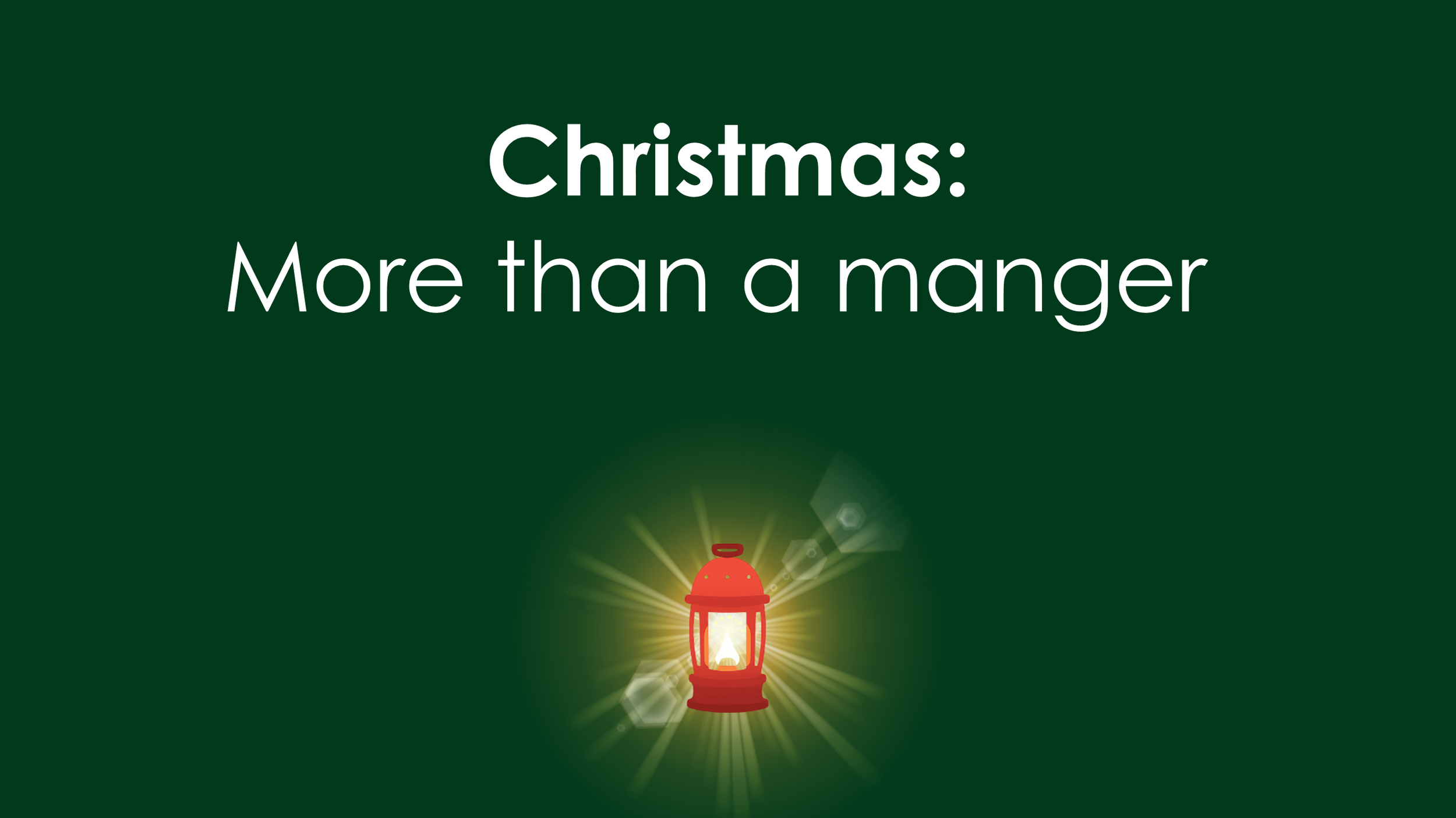 Christmas | More than a Manger - Willy Versteeg
