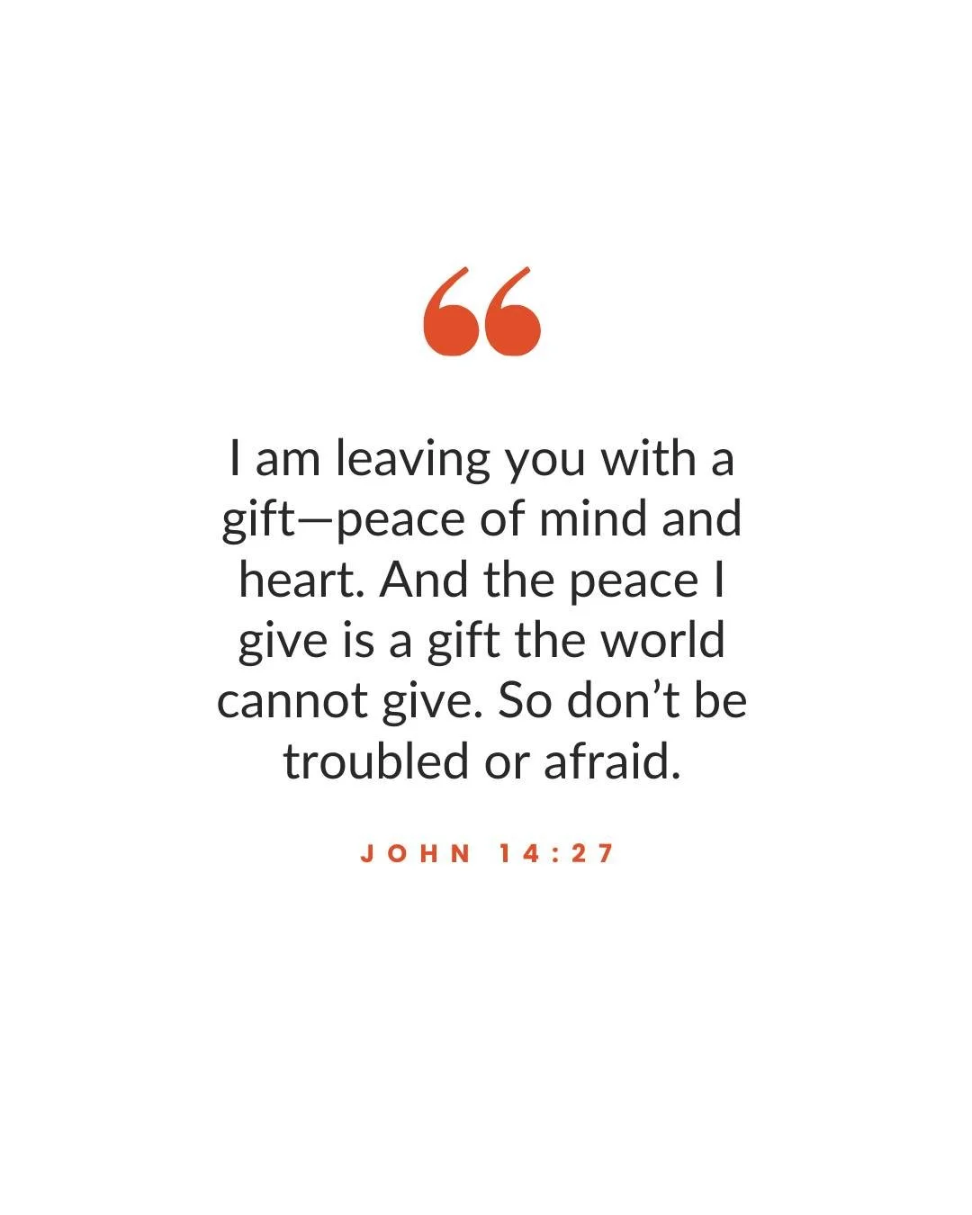 As we feel ourselves pulled back and forth by urgency and endless headlines, Jesus offers something entirely different: His peace.

Where is your heart feeling troubled right now? And what might it mean to entrust that place to Jesus and receive the 