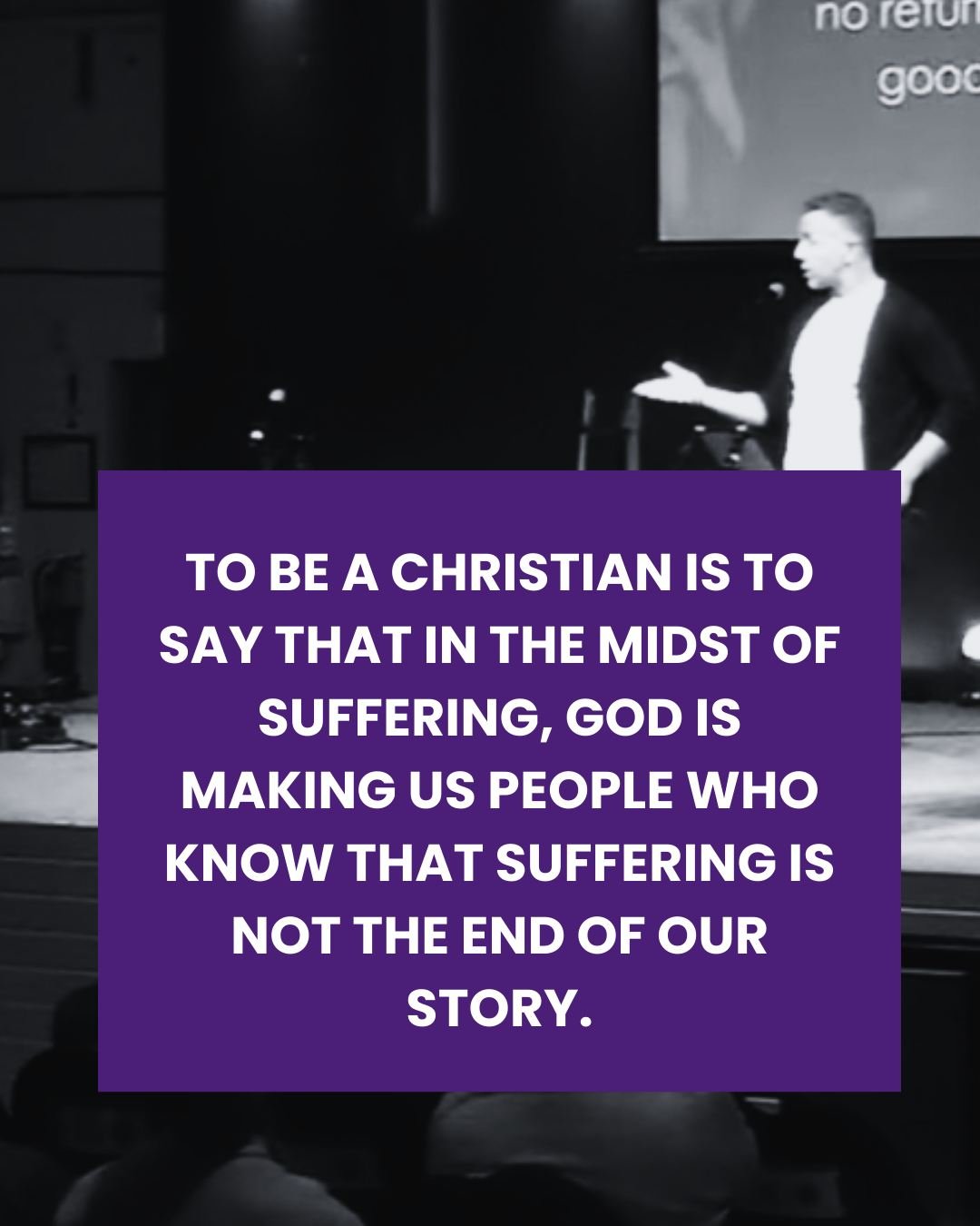 This past Sunday marked the second week of Lent, and we continued our journey through the book of Job.

Job&rsquo;s story confronts one of our deepest assumptions: that being good can somehow guarantee us a way out of suffering. In light of this, Pas