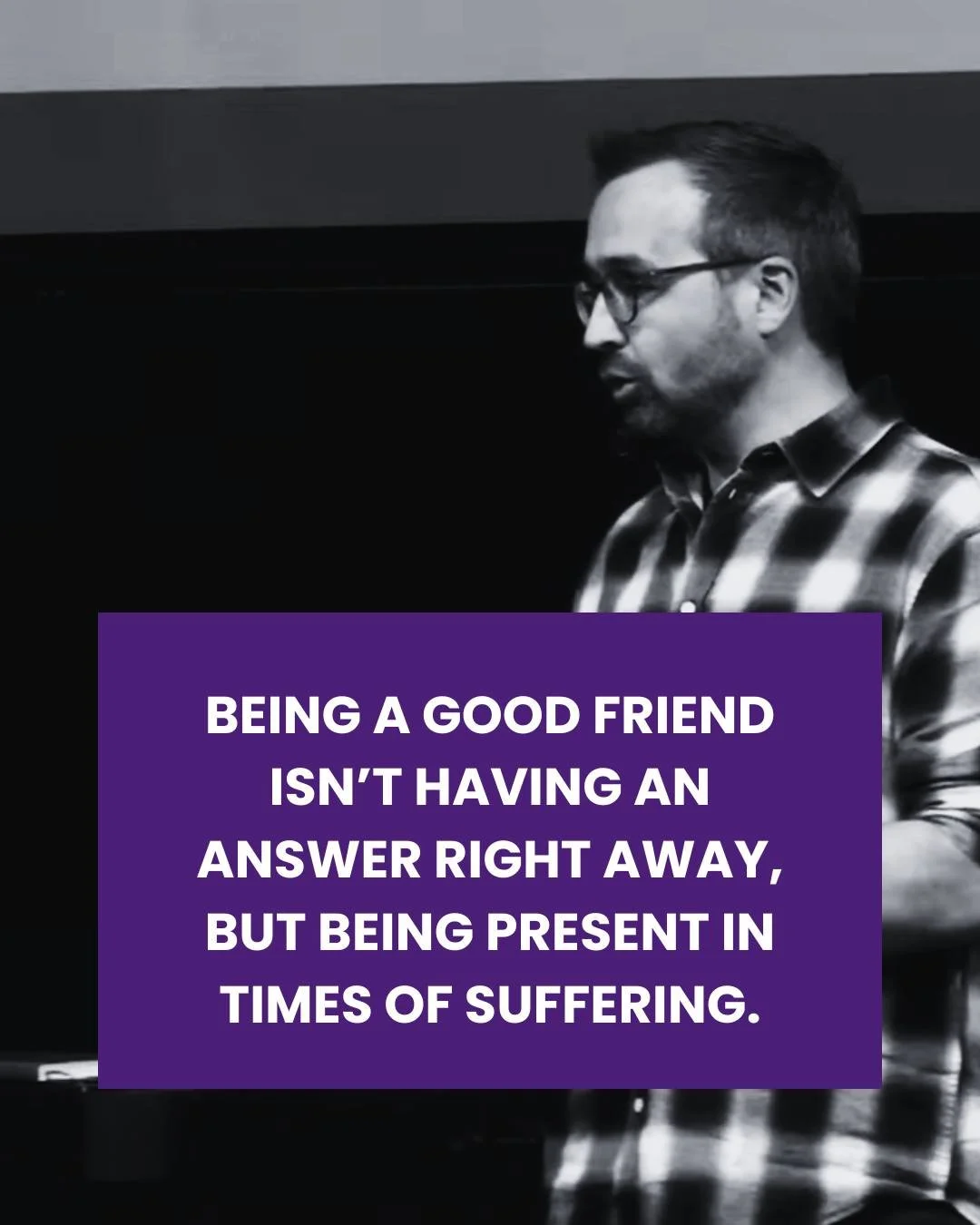 In a culture that favours quick answers, the book of Job teaches us that often, the most faithful response to suffering is actually just presence.

This Sunday, Pastor Willy explored how in the Book of Job, Job&rsquo;s friends began well by sitting w