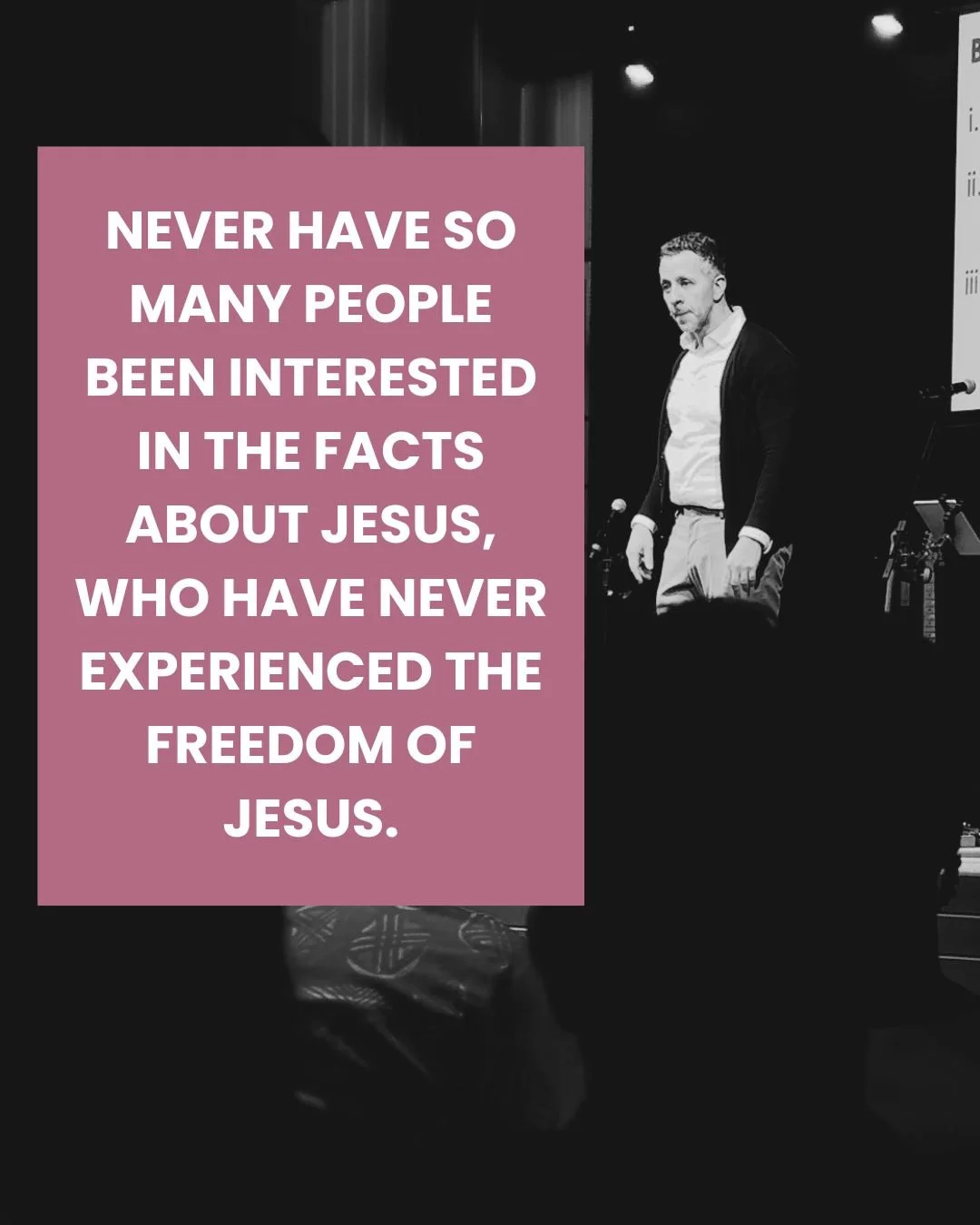 There&rsquo;s a difference between knowing the facts and living the reality.

This Easter Sunday, Pastor Dom showed us how we can study, analyze and even agree, yet still remain untouched by the freedom Jesus offers.

The invitation of Easter is not 