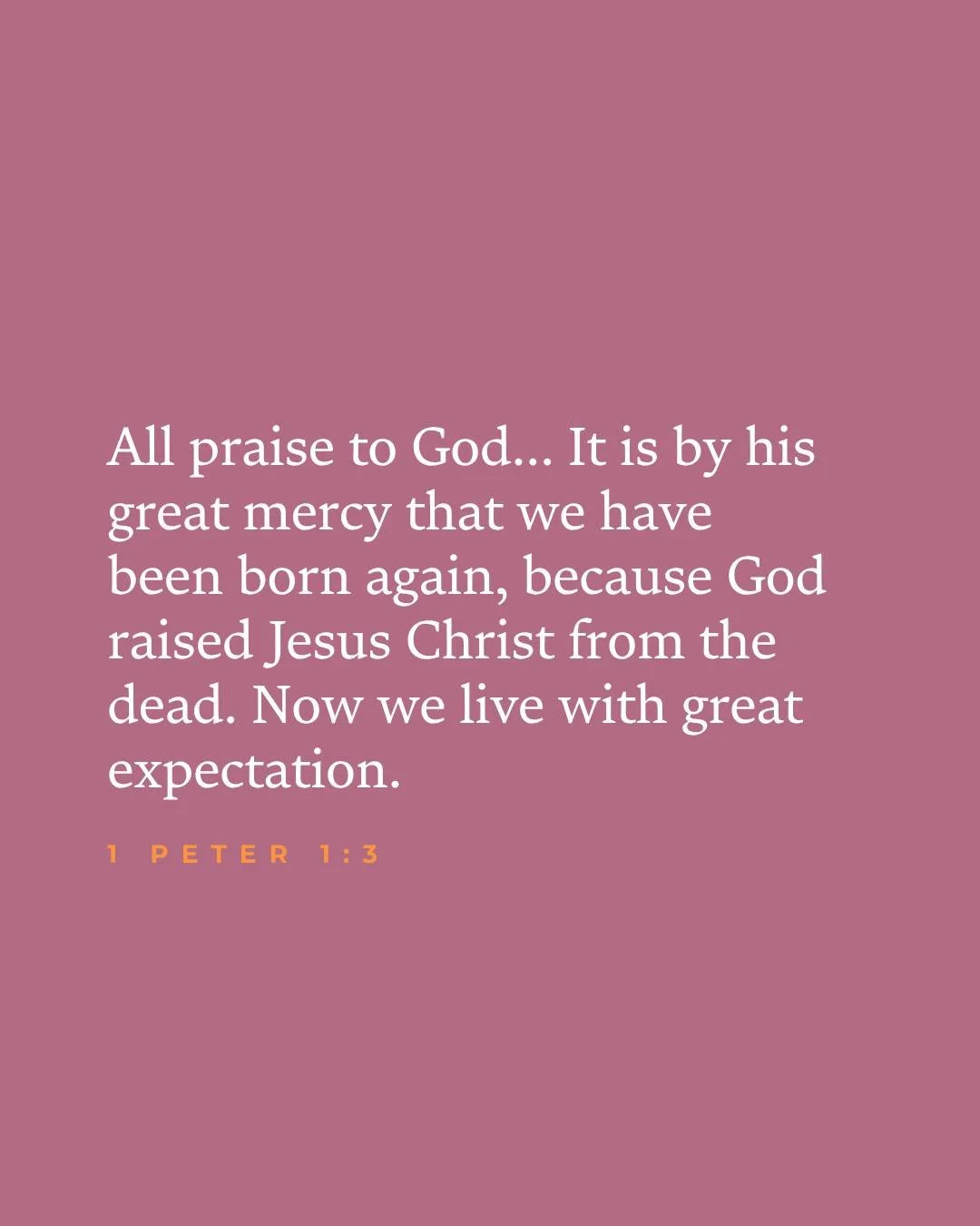Easter continues! And so does the reality that the resurrection changes everything, giving us a reason to hope beyond what we see. What would it look like for you to trust that hope in an area of your life that feels uncertain right now?

(Verses lik