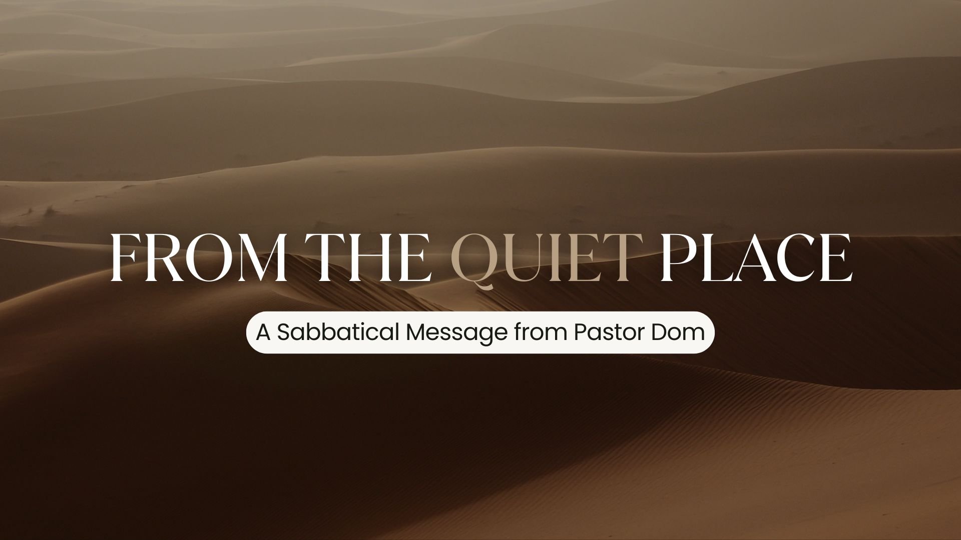 Vision and Courage: From the Quiet Place - Dom Ruso