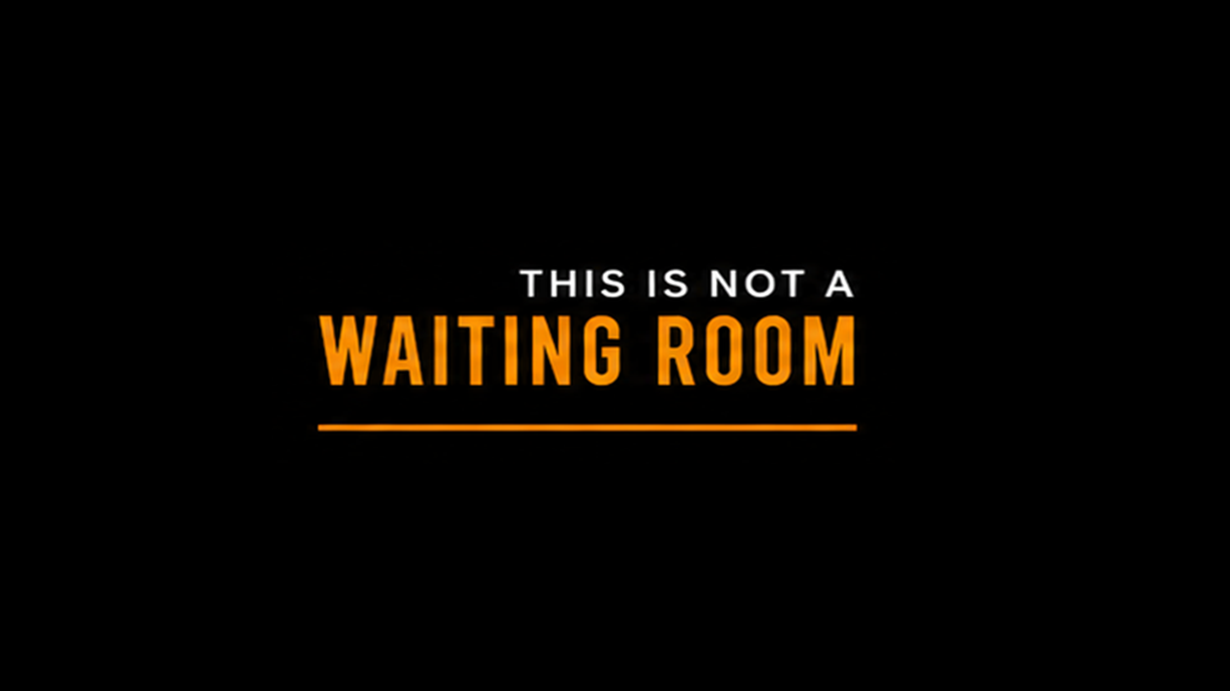 Stand-Alone Message | This is Not a Waiting Room - Matteo Mortelliti