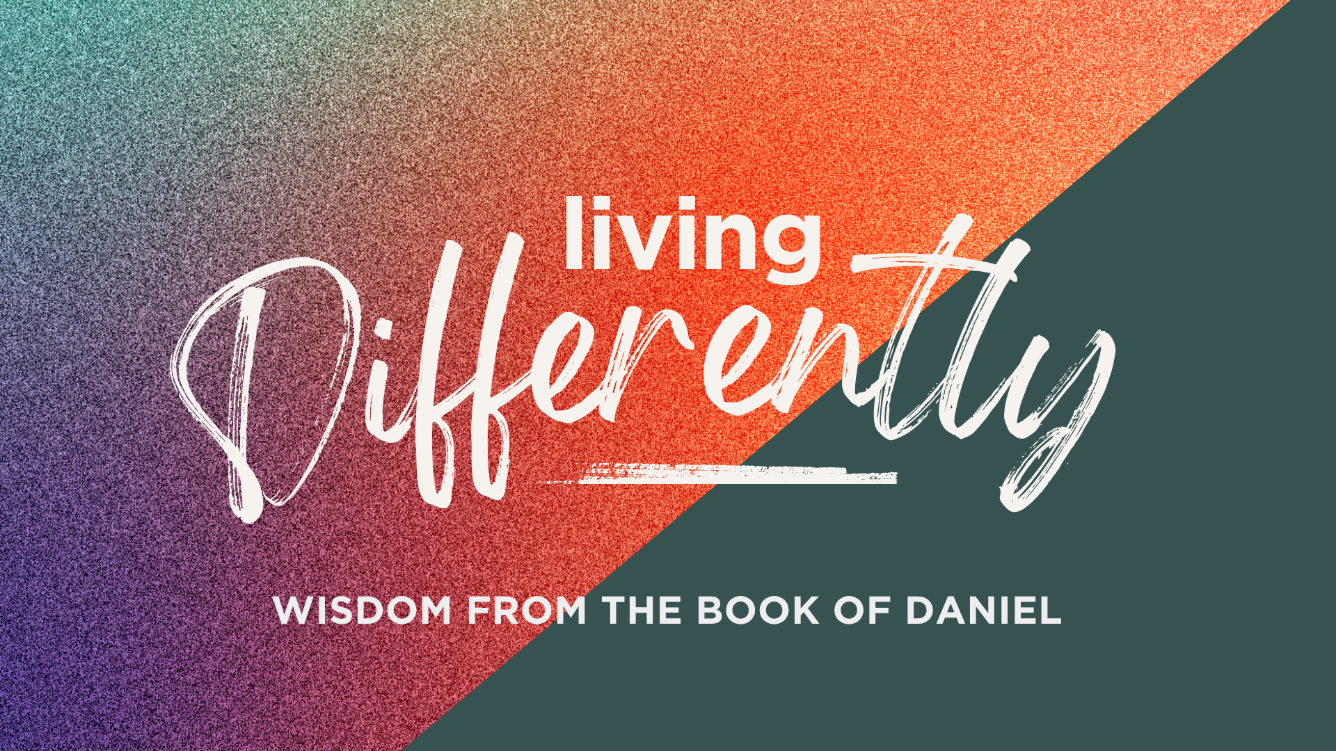 Living Differently | Week 1: Set Apart for Something More - Dom Ruso